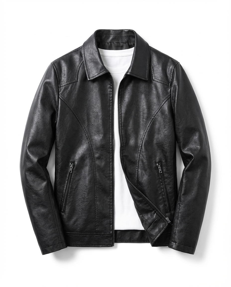 Herren Lederjacke Slim Fit Freizeit & Abenteuer
