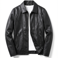 Herren Lederjacke Slim Fit Freizeit & Abenteuer