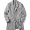 Herren Übermantel Slim Fit Freizeit