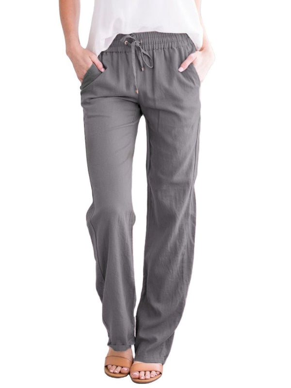 Leichte Freizeithose Damen Regular Fit Sommer Freizeit