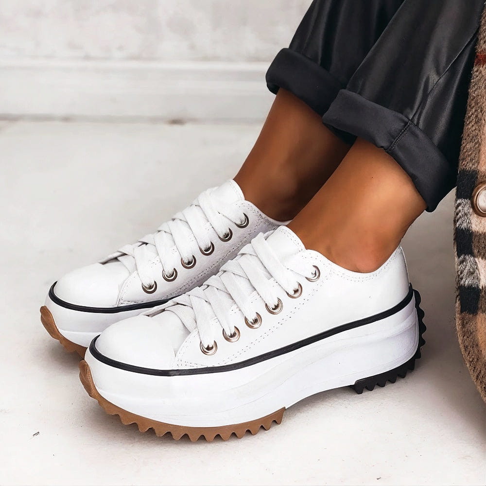 Damen Plattform Sneaker Chunky mit Profilsohle